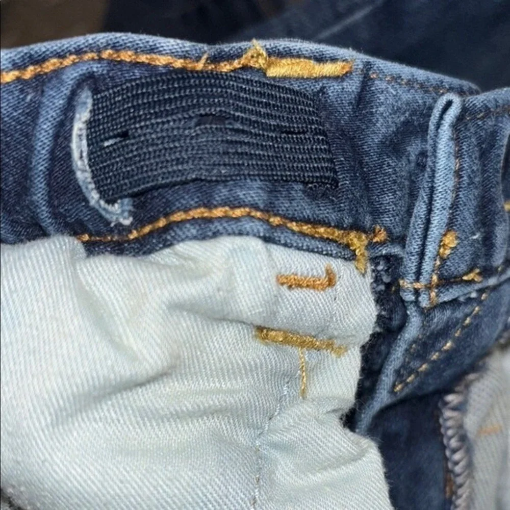 Baby Gap‎ 1969 Boys Slim Fit Dark Wash Denim Jeans Size 5 Years Adjustable Waist